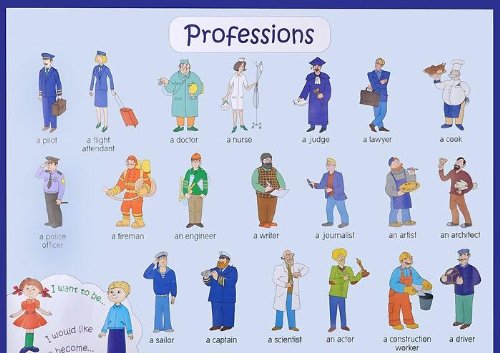 Профессии. Professions. Наглядное пособие