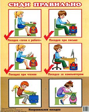 Наглядное пособие. Сиди правильно