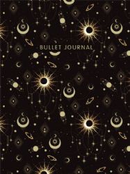 Блокнот в точку: Bullet Journal (эзотерический темный, 160 л., с наклейками)