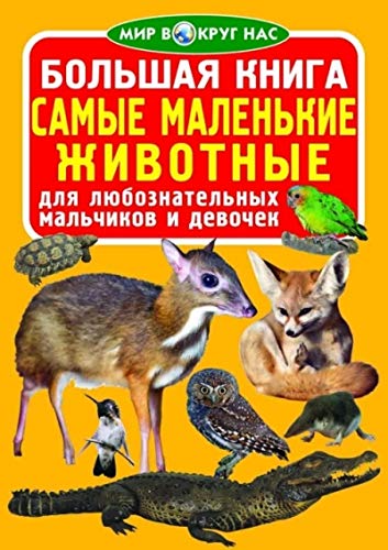 Большая книга. Самые маленькие животные. Для любознательных мальчиков и девочек
