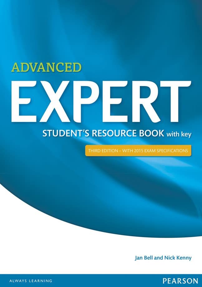 Expert 3e Advanced Students Resource Book + Key'
