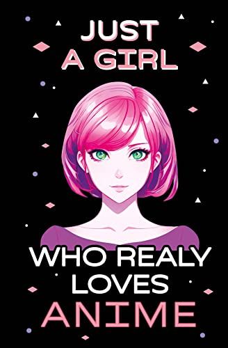 Скетчбук. Just A Girl Who Loves Anime (темный) (138х212 мм, твердый переплет, 96 стр., офсет 160 гр.)