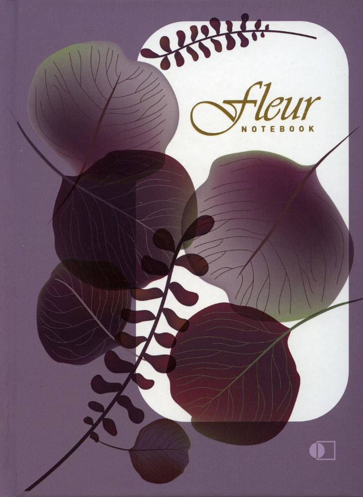 Блокнот Цветок нежно-лиловый / Fleur, purple (А5, 192 стр., клетка)