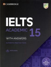 C IELTS 15 Academic SB + Ans + Audio + Resour.Bank