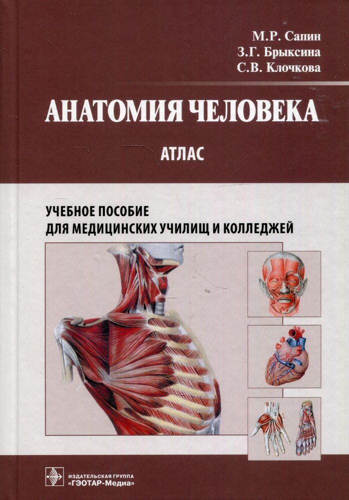 Анатомия человека. Атлас: Учебное пособие для медицинских училищ и колледжей