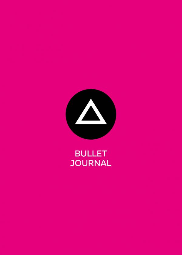 Блокнот. Bullet journal (треугольник) (по мотивам сериала Игра в кальмара) (формат А4, мягкая обложка, круглые углы)