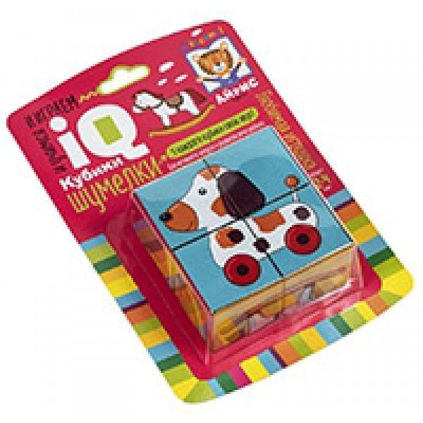 Умные кубики. Шумелки. 4 штуки. Любимая игрушка