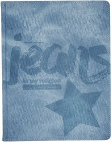 Дневник шк. JEANS.ГОЛУБОЙ,инт,10-304/01