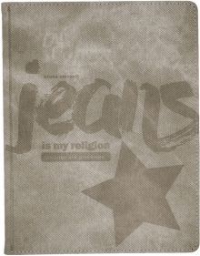 Дневник шк. JEANS.СЕРЫЙ,инт,10-304/03