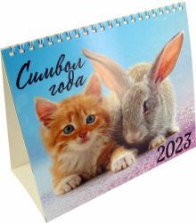 Календарь-домик 2023. Кролик и кот