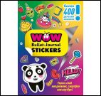 WOW Bullet Journal Stickers (син-роз,панд)Укрась свой ежедневн.,смартфон или ноу