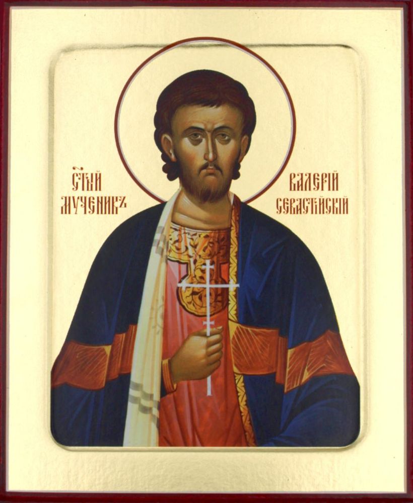 Икона Валерия Севастийского, мученика (на дереве): 125 х 160