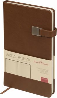 Ежедневник недат.136л,А5,PREMIER.КОРИЧНЕВ,3-686/03