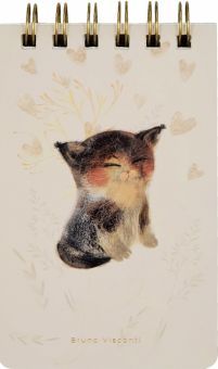 Блокнот 100л,A6-,лин,CUTE JOUR.КОТИК,3-100-005/03