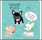 Блокнот с французскими бульдогами (бирюз.голубой)