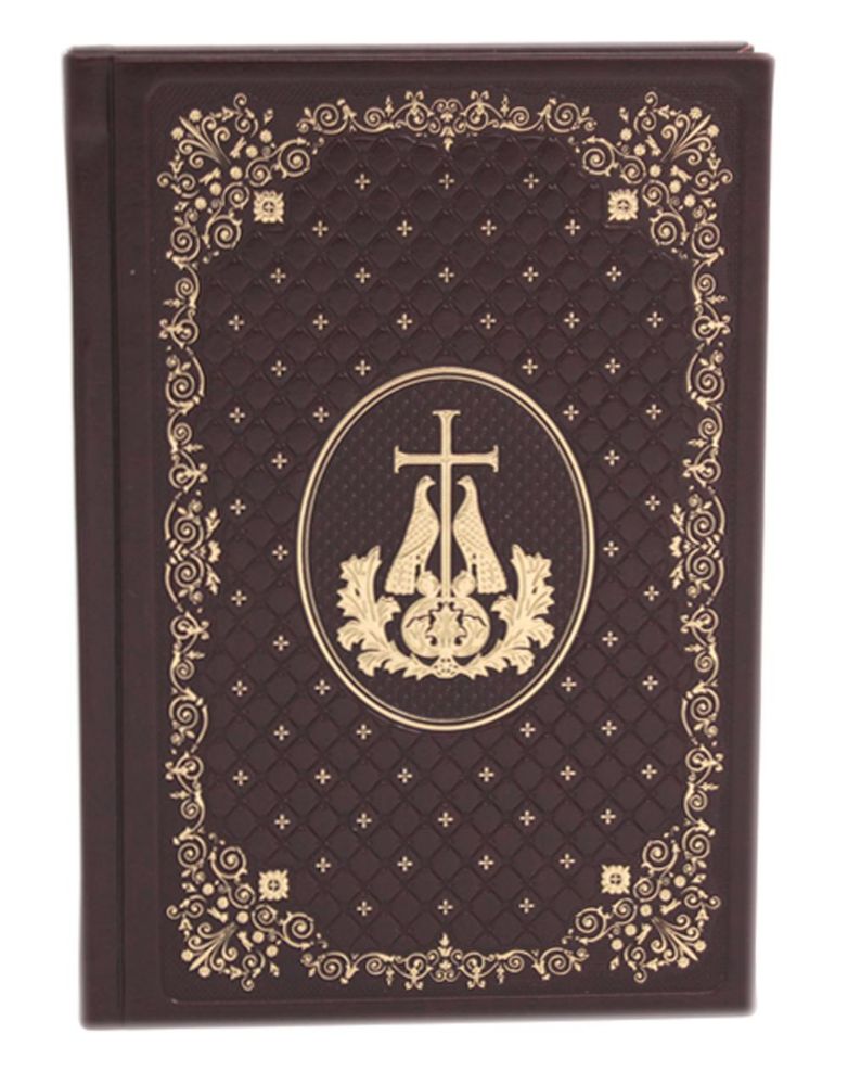 Ежедневник: кожа, золотой обрез, недатированный, бордовый