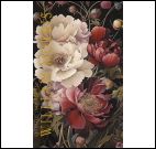 Блокнот Creative.Inspired by William Morris (пионы на темном фоне)