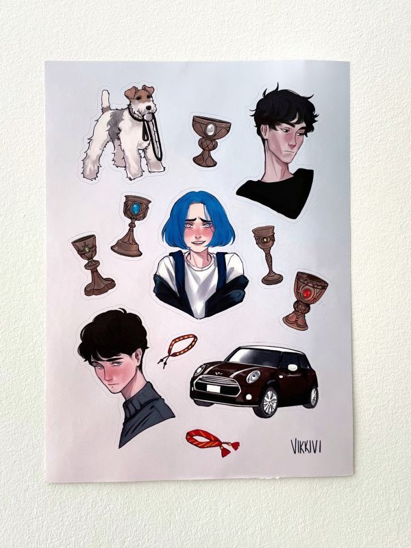 Стикерпак Пятая бездна