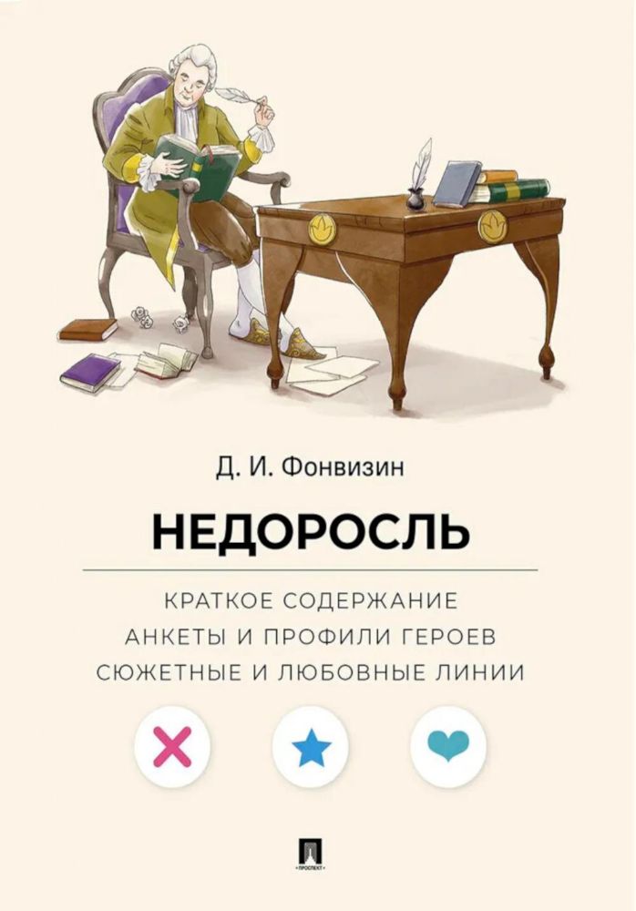 Недоросль.Краткое содержание.Анкеты и профили героев.Сюжетные и любовн.лини