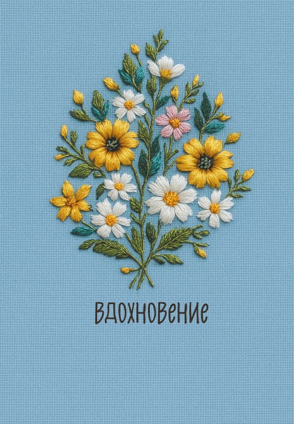 Вдохновение. Ежедневник недатированный (А5, 72 л.)