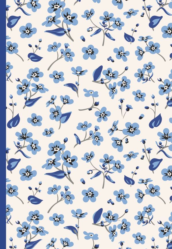 Сад забытых мыслей. Цветочный орнамент. Ежедневник недатированный (А5, 72 л.)