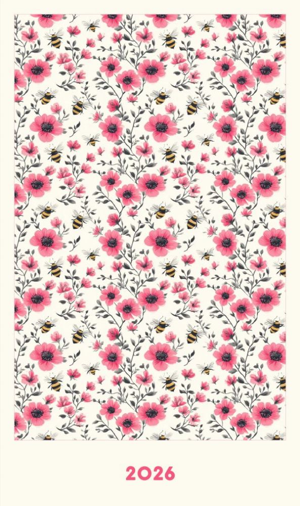 Мини ежедневник. Пчелы в кустах (А6, 80 л., мягкая обложка)