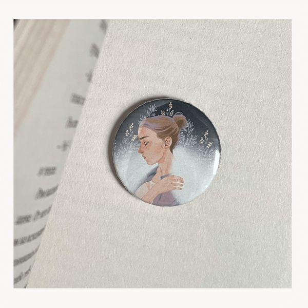 Значок металический Там, где цветет полынь Ульяна