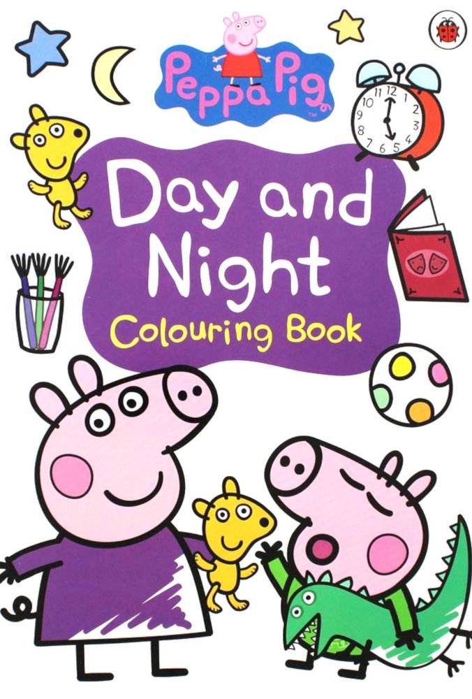 Peppa Pig - Day and Night - Colouring Book