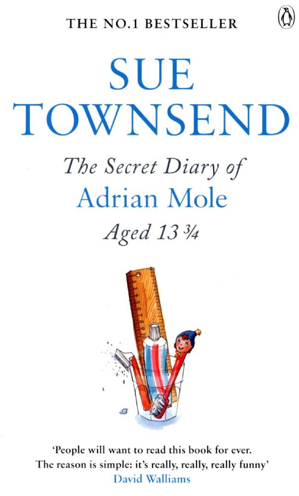 1. Adrian Mole. The Secret Diary of Adrian Mole Aged 13 3/4