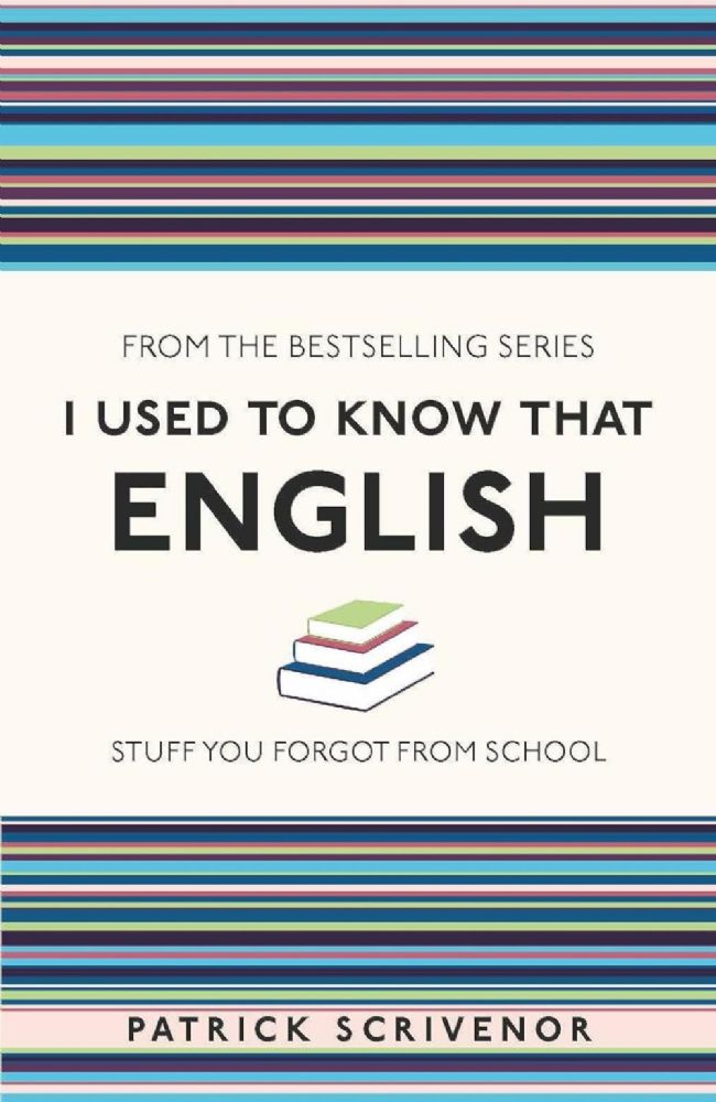I Used to Know that: English