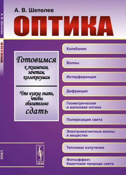 ОПТИКА. Готовимся к экзаменам, зачетам, коллоквиумам. Что нужно знать, чтобы обязательно сдать