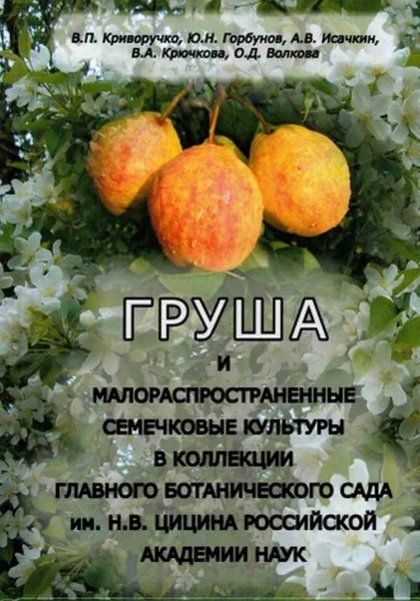 Криворучко В.П. Груша и малораспространенные семечковые культуры в коллекции Главного ботанического сада