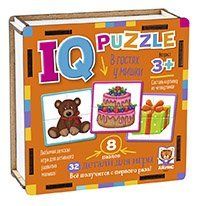 IQ Пазл деревянный.3+ В гостях у мишки