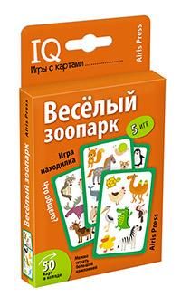 Обучающие карточки. IQ тренажеры 50 карточек. Весёлый зоопарк. Игра находилка 4+