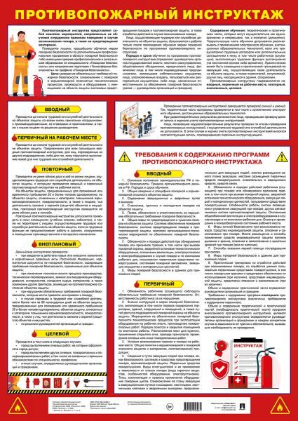 Противопожарный инструктаж. Наглядно-оформительский плакат. А2.-М.:Проспект,2025.