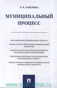 Муниципальный процесс. Монография.-М.:Проспект,2021. 230159