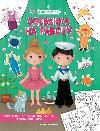 Одеваюсь на работу раскраска, 2 бумажные куклы, наряды для кукол дп