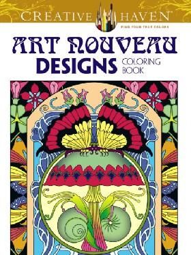 Creative Haven Art Nouveau Designs Collection Coloring Book