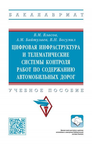 ЦИФРОВАЯ ИНФРАСТРУКТУРА И ТЕЛЕМАТИЧЕСКИЕ СИСТЕМЫ КОНТРОЛЯ РАБОТ ПО СОДЕРЖАНИЮ АВТОМОБИЛЬНЫХ ДОРОГ, ИЗД.1