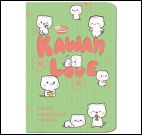 Блокнот Kawaii Love, наполненный любовью мятный с котиками