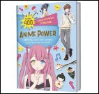 Наклейки Anime Power голубая обложка ЮМП