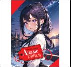 Блокнот Аниме Dream. Арт-ежедневник девочка на фоне реки