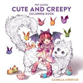 Pop Manga Cute Creepy: Coloring Book