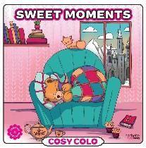 Sweet Moment - Cosy Colo : A creative colouring book to unwind with adorable animals and cosy moments