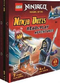 LEGO NINJAGO: Ninja Duels with Sora minifigure, Wolf Mask warrior minifigure,