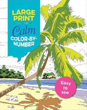 Large Print Calm Color-By-Number