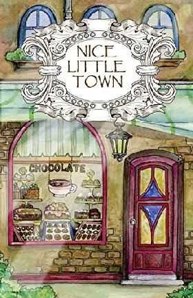 Adult Coloring Book: Nice Little Town