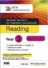 NTS Assessment National Test-style Standardised Assessment Year 3 Summer Reading Pack of 10