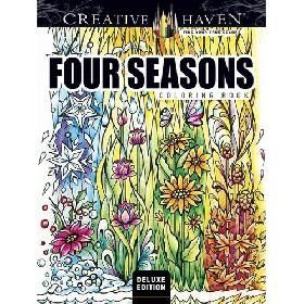 Creative Haven Deluxe Edition Four Seasons Coloring Book