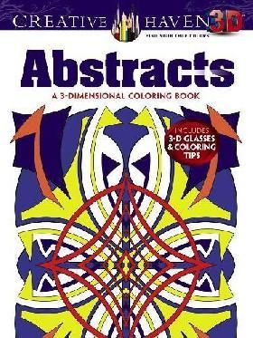 Creative Haven 3-D Abstracts Coloring Book